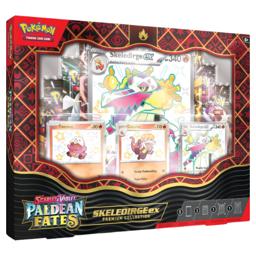 Pokemon Paldean Fates Premium Collection – Skeledirge EX