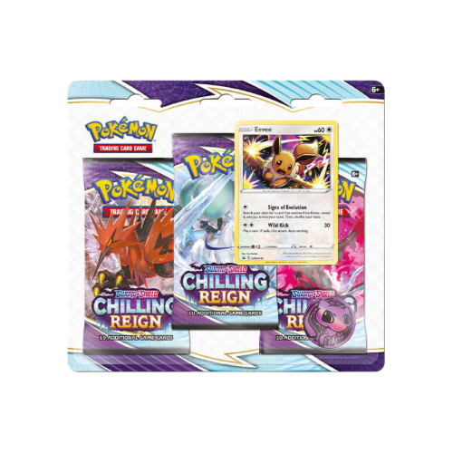 Chilling Reign 3 Pack Blister – Eevee of snorlax