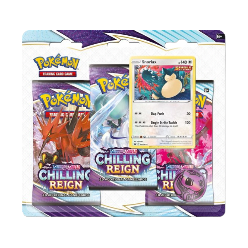 Chilling Reign 3 Pack Blister – Eevee of snorlax